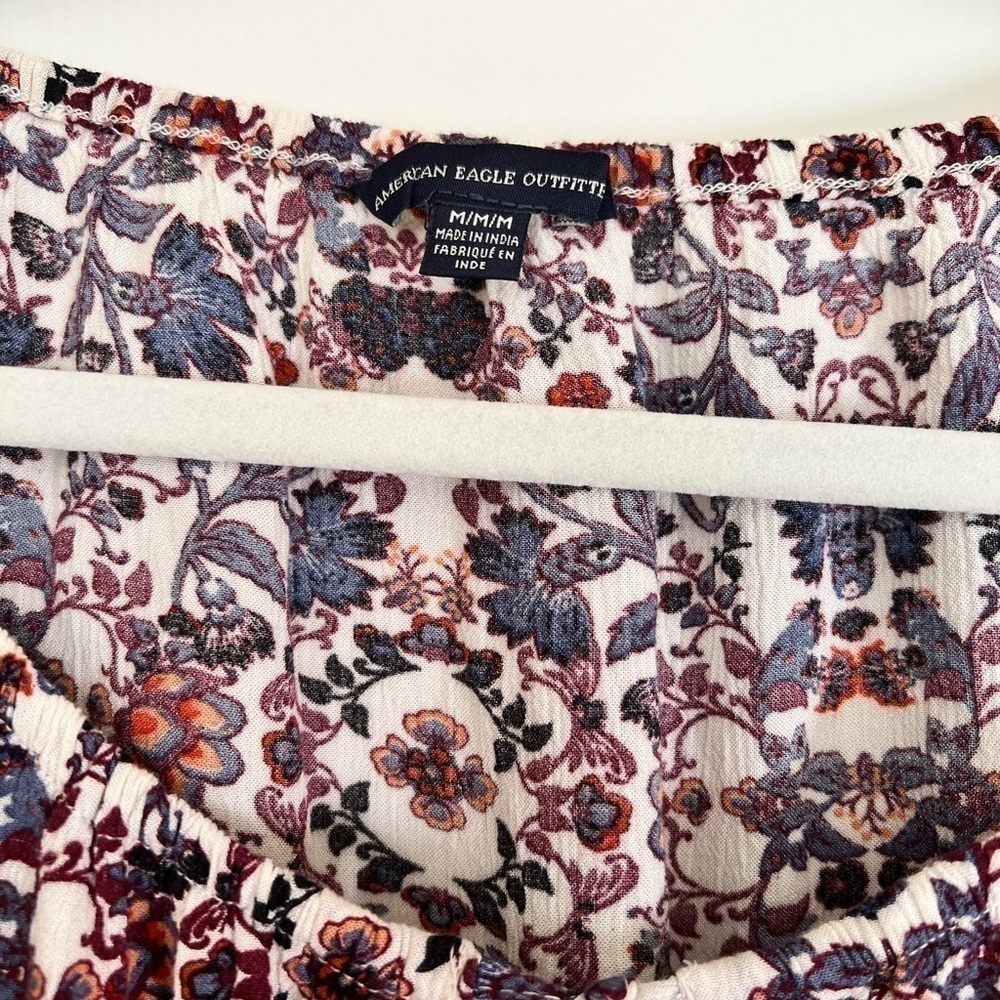 American Eagle Outfitters Floral Romper Shorts Jumpsuit in Size M - Picture 3 of 7